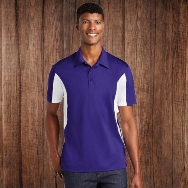 ST655 Adult Side Blocked Micropique Sport Wick Polo Thumbnail